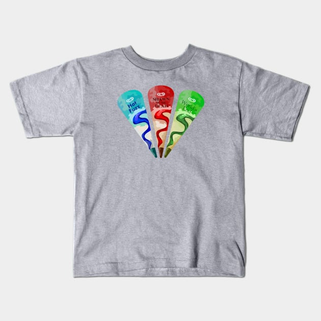 The Cornetto Trilogy Kids T-Shirt by No_One